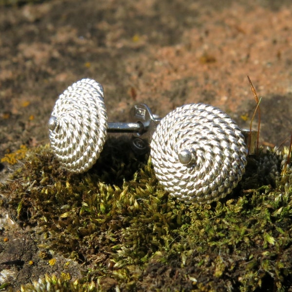 Traditional Sardinian Sterling silver Filigree earrings "Corbula sarda" - traditional Italian jewelry, typical Mediterranean earrings