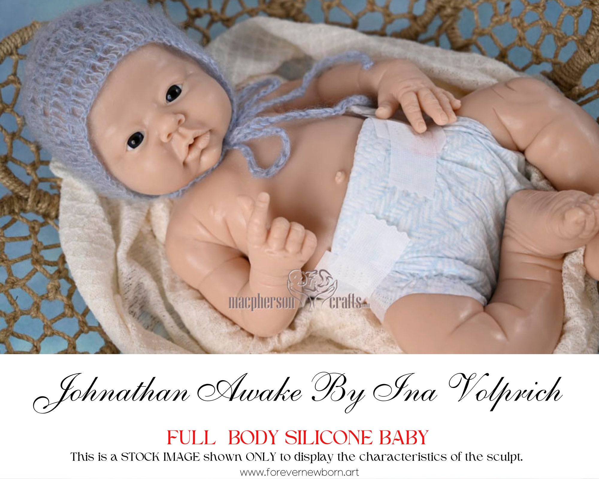 Real Lifelike Awake Super Realistic 22 Reborn Full Silicone Newborn Baby  Girls Doll that Look Real Named Stella by Babeside™
