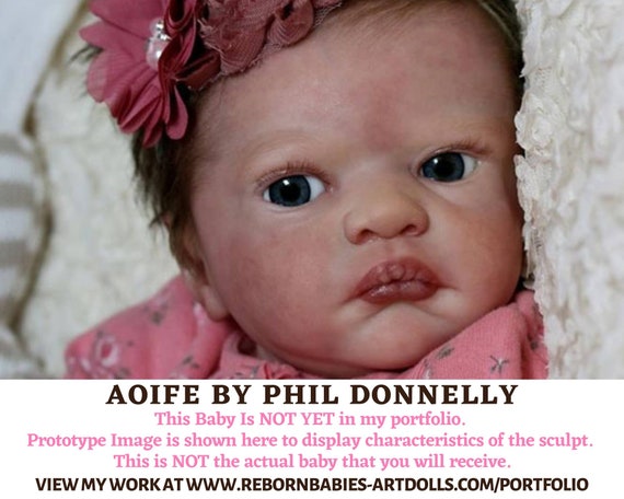 NEW Reborn Doll kit ** Aoife Donnelly** Baby girl  NOT FINISHED DOLL Newborn 