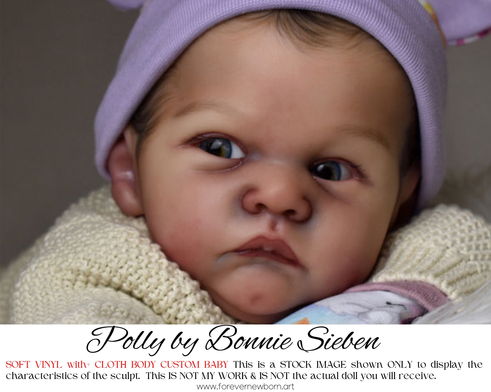 Ultra realistic Reborn Baby Reborn Baby Polly by Bonnie Sieben