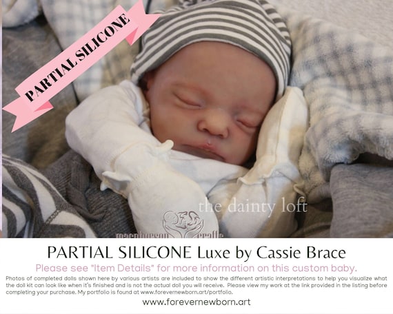 Silicone Baby Luxe by Cassie Brace 18full Limbs With Cloth Body. Extended  Processing Time May Be Required. ASK FIRST 