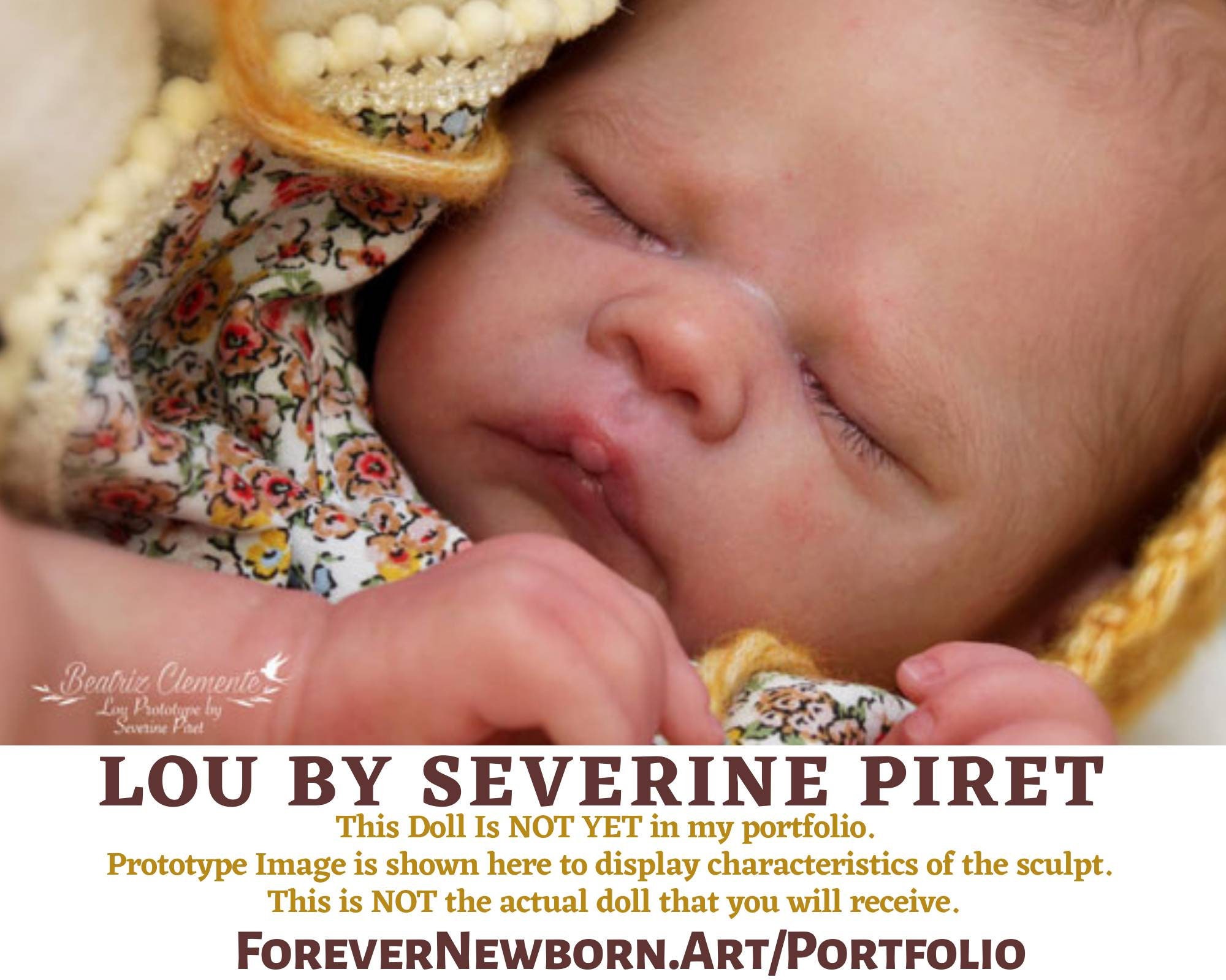 New Baby Custom Reborn Baby Lou By Severine Piret Reborn Doll Etsy
