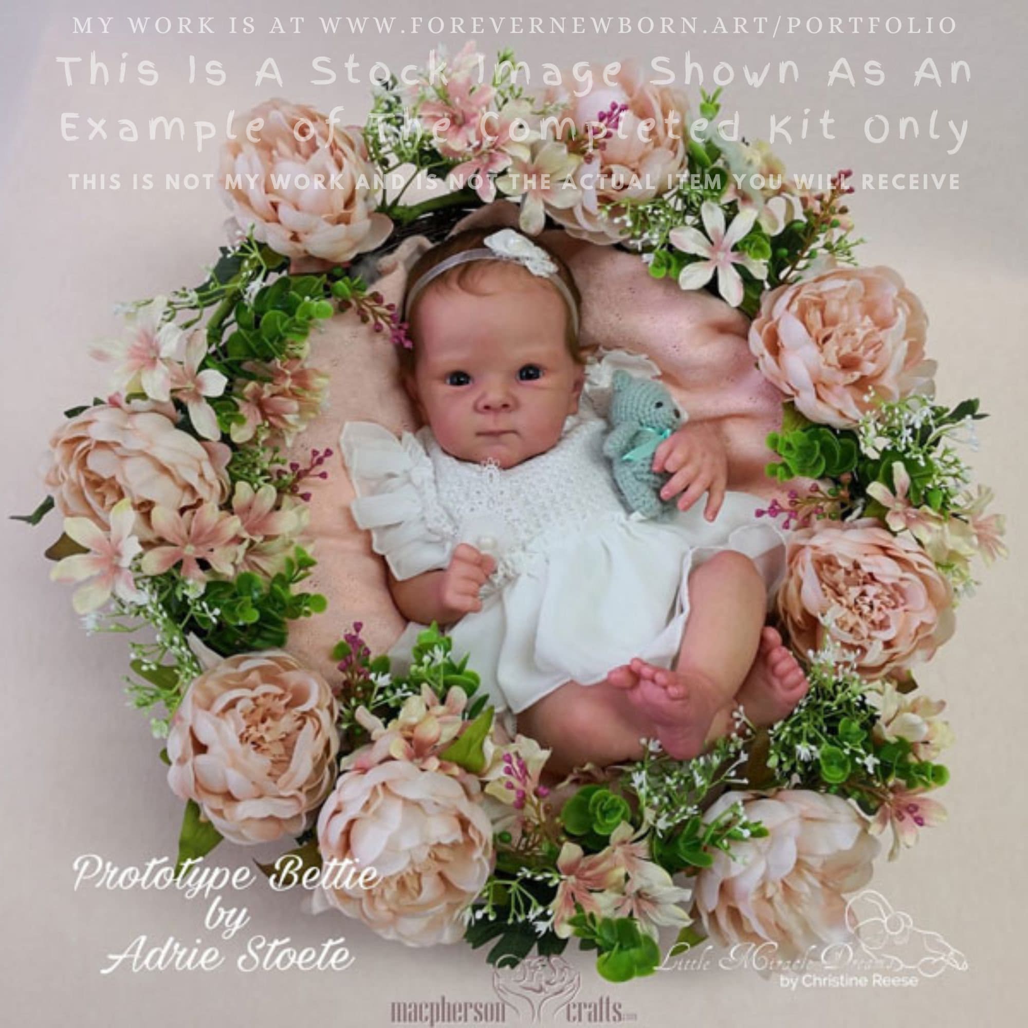 Reborn Baby **hyper-realistic** Reborn Doll Bettie by Adrie Stoete  