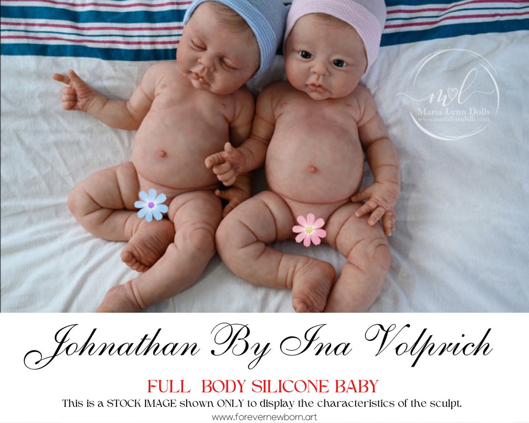 18Inch Twins Silicone Reborn Baby Doll Lifelike Full Body Doll Newborn Girl  Gift