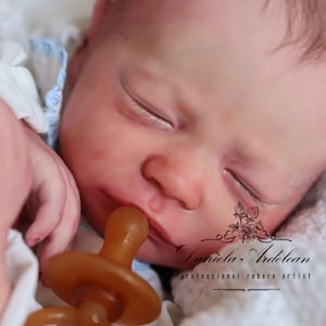 SiLiCoNe BaBy Realborn® Presley Asleep (19"+ Full Limbs) with cloth body. Extended Processing Time May Be Required. ASK FIRST!
