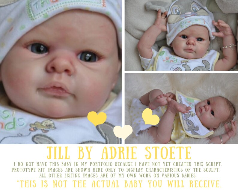 CuStOm ReBoRn BaBy Jill by Adrie Stoete 18Full Limbs Etsy