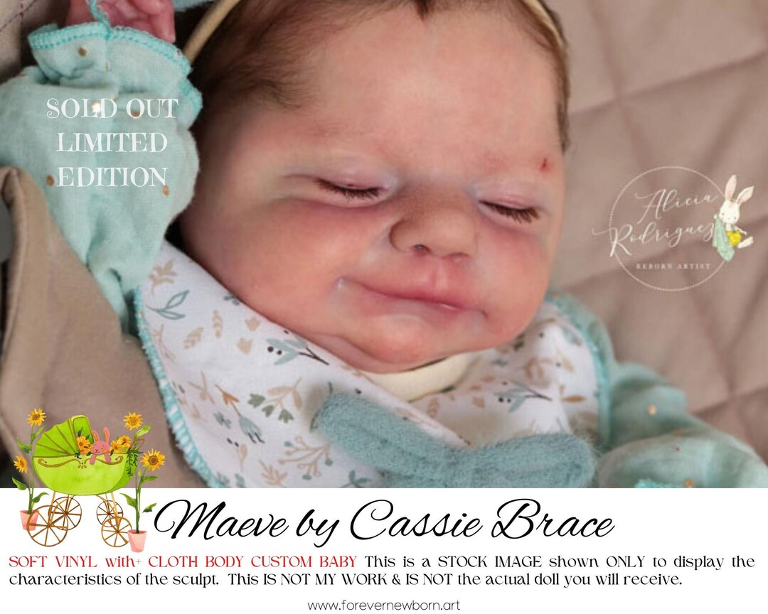 Custom Reborn Baby Maeve by Cassie Brace STOCK IMAGE Etsy