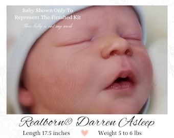 Ultra-Realistic Realborn® Darren Asleep (19"+Full Limbs)