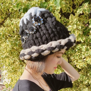 Black Rose Beanie