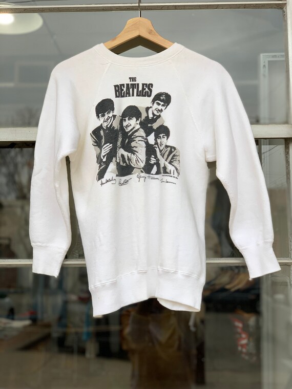 60’s Vintage Beatles White Cotton British Invasion