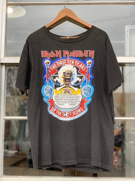 1990’s Vintage Iron Maiden First Ten Years Tee