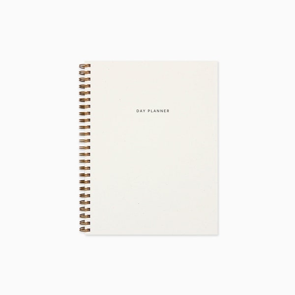 Sand Minimal Day Planner | Undated planner | Weekly planner | Minimal planner | Undated agenda | PL07