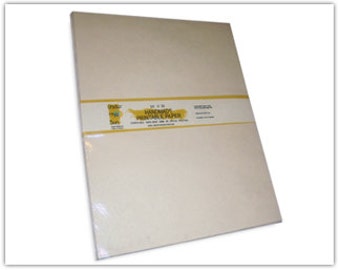 Handmade Printable Ivory Decorative recycled Paper with Gold and Silk threads.