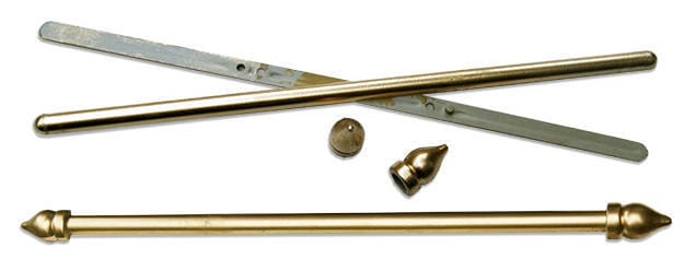 New DIY Gold Scroll Rods Set of 5 - Etsy