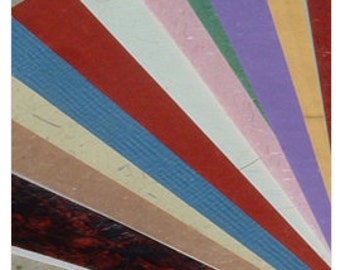 Choose any 10 Full Sheets of Handmade decorative paper, size 22"x30"
