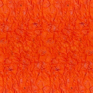 Handmade Leather Paper Orange Red