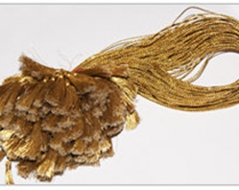 Gold Thread with Tassel, Set of 10
