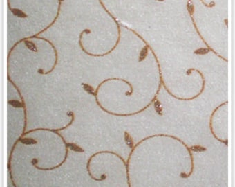 Papier z recyklingu w kolorze kości słoniowej z nadrukiem w formie ogrodowego połysku, 22"x30" 90GSM