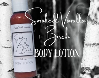 Smoked Vanilla + Birch body lotion