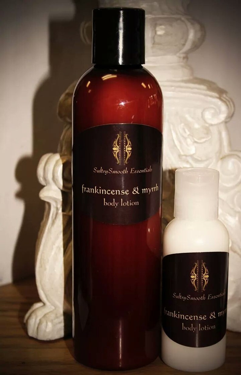 Frankincense & Myrrh body lotion Etsy