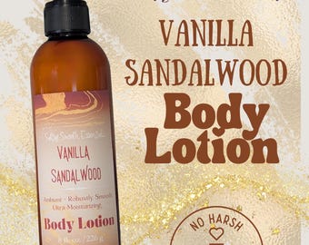 Vanilla Sandalwood Body Lotion - Ambient, Meditative, Grounding.