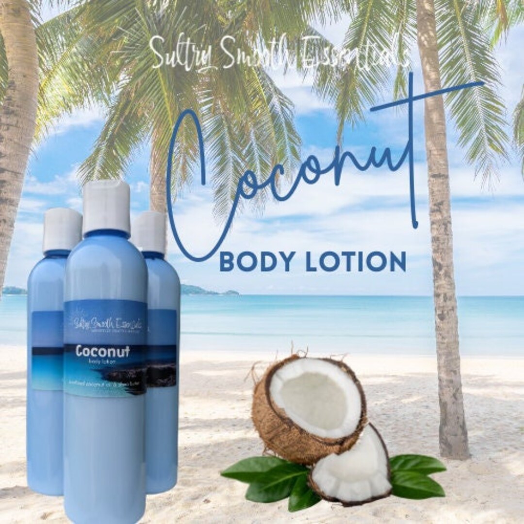 Exotic Coconut Body Lotion Etsy