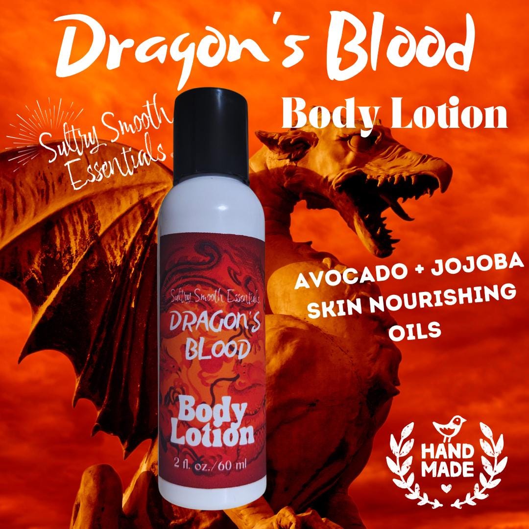 Dragon's Blood Body Lotion - Bewitching. Deep Rich Exotic Scent - Etsy