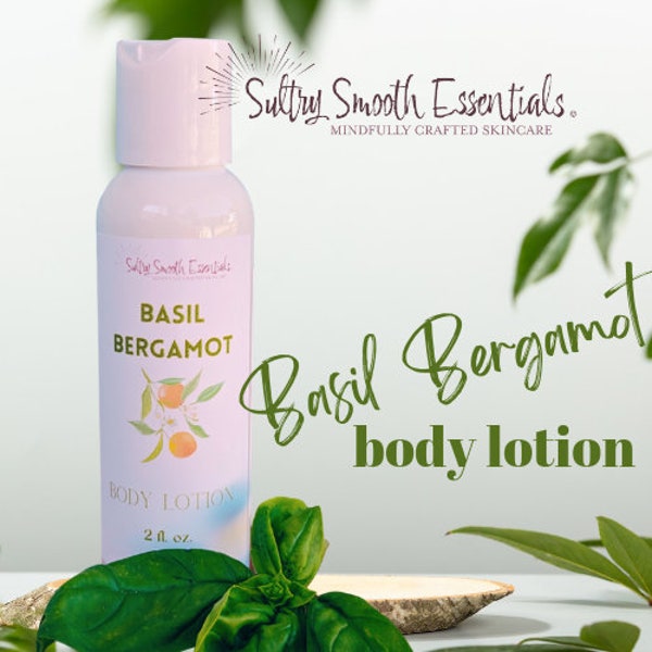 Basil Bergamot body lotion