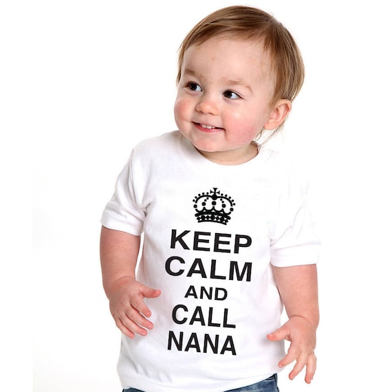 Keep Calm and Call Nana, toddler t-shirt makes a perfect gift! Customize for a super cute gift!