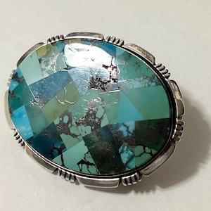 B Piaso Jr　ナバホ ターコイズ&シルバーネックレス B Piaso Jr Navajo - Etsy