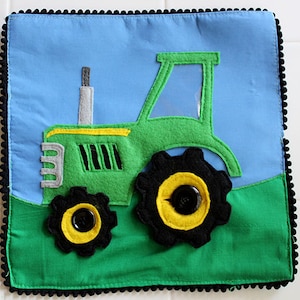 Felt Tractor Things that Go Quiet Book PATTERN