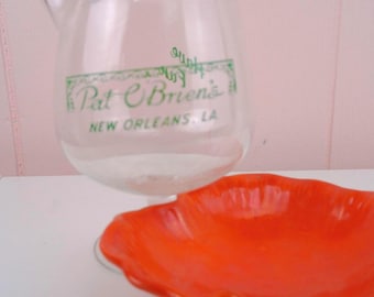 vtg 70s "HAVE FUN" Pat O'Briens New ORLEANS Souvenir, Whiskey Snifter Goblet