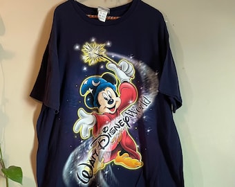 Vtg 90s DISNEY FANTASIA WIZARD // Vintage Magic Kingdom Mickey
