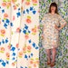 Zaftig Gal reviewed Vintage 1960's Button Up MUSHROOM Print PSYCHEDELIC Gaymode COTTON House Dress Slip
