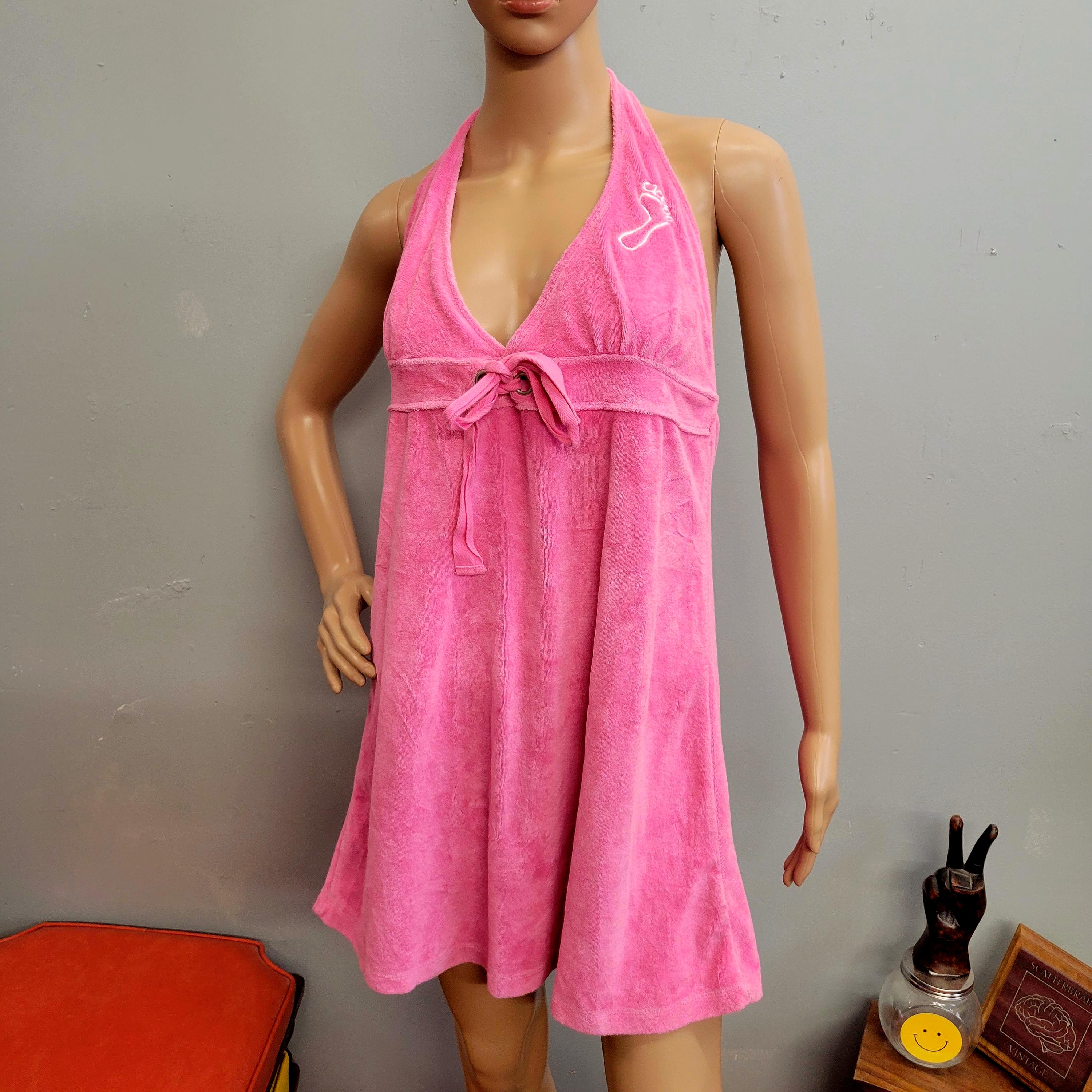90s halter prom dress Vintage 90s Victoria's Secret Red Silk Halter Nightgown