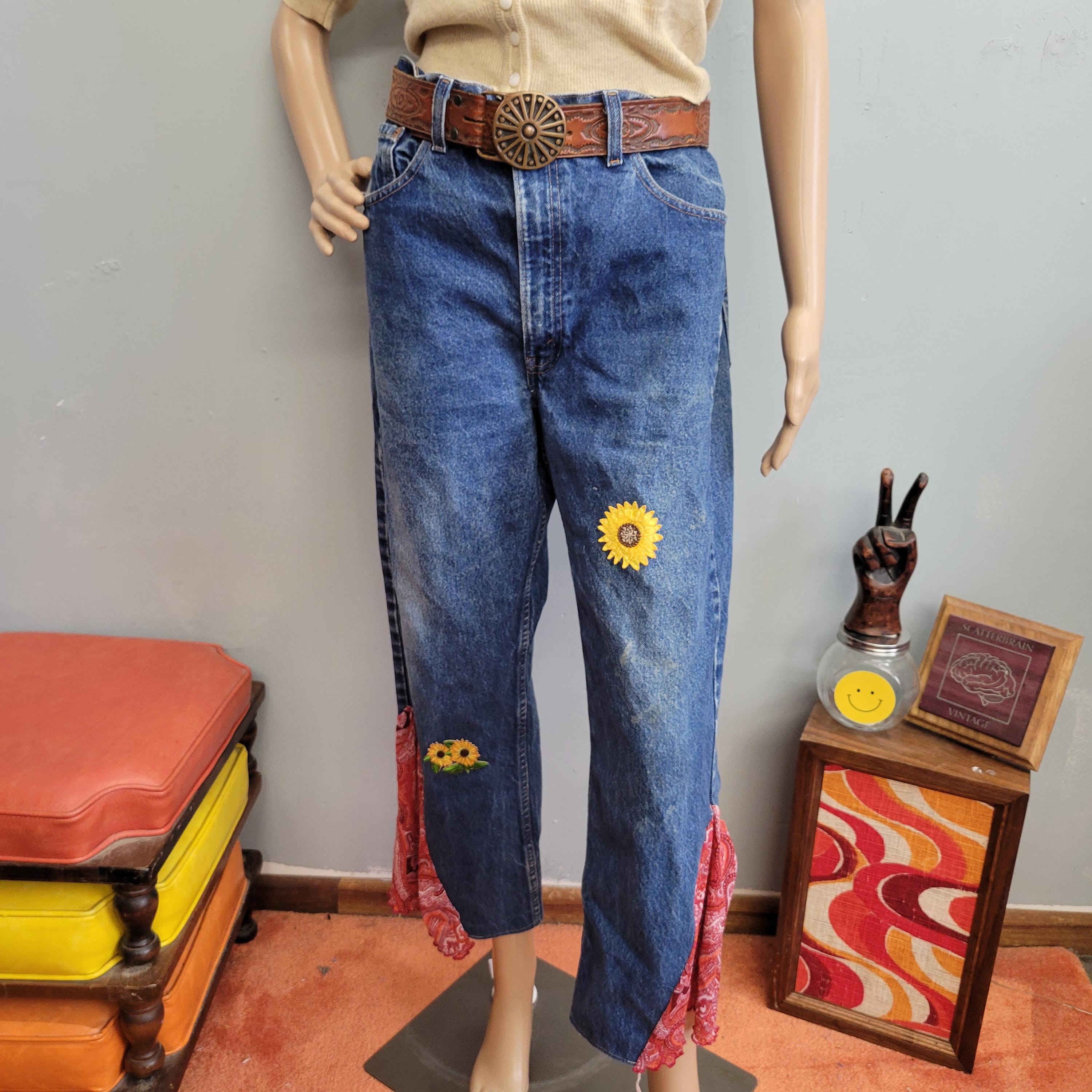 70s Costume Jeans - Etsy