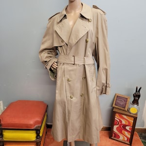 70s Burberry Trench - Etsy