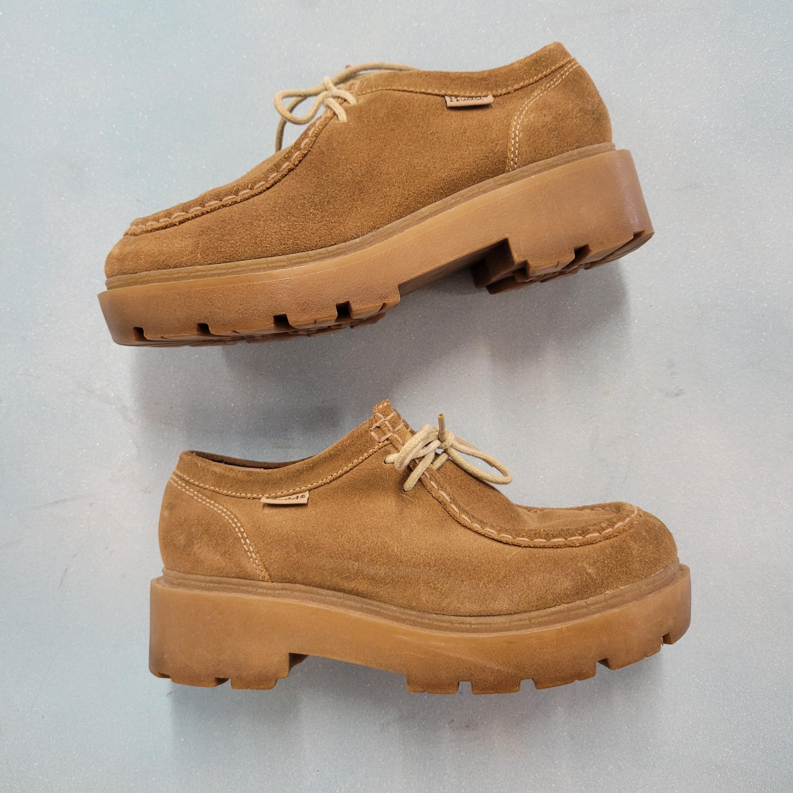 Vtg 90s PLATFORM SUEDE SHOES // Vintage Mudd Size Womens