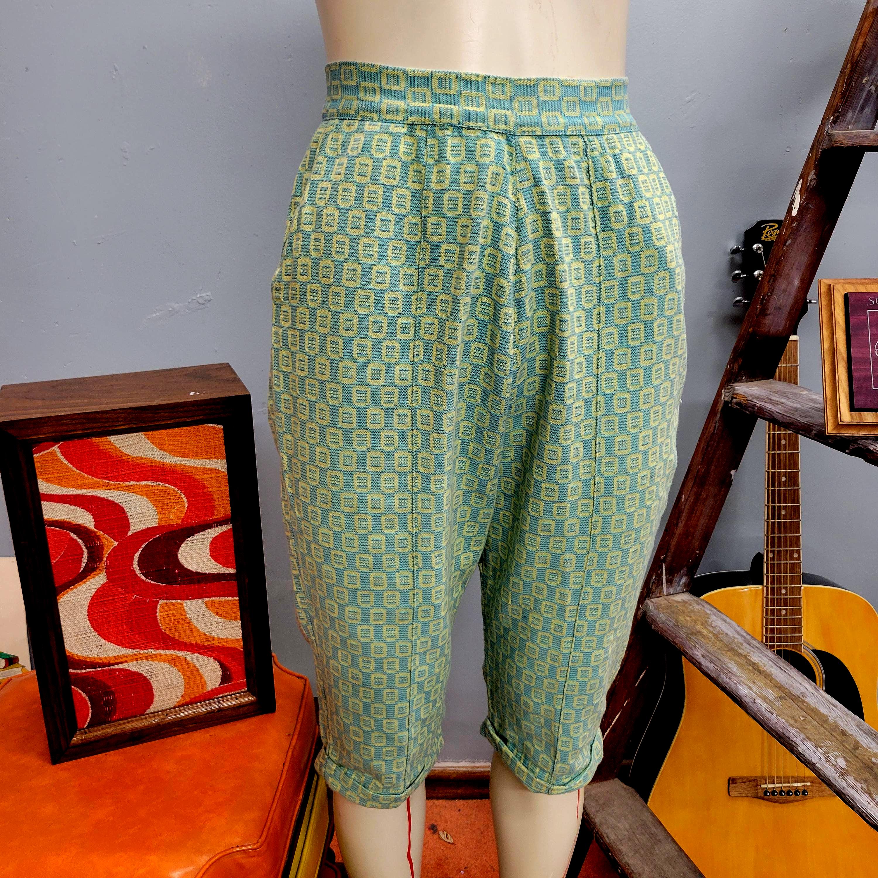 patterned cigarette trousers uk Cigarette Style Pant