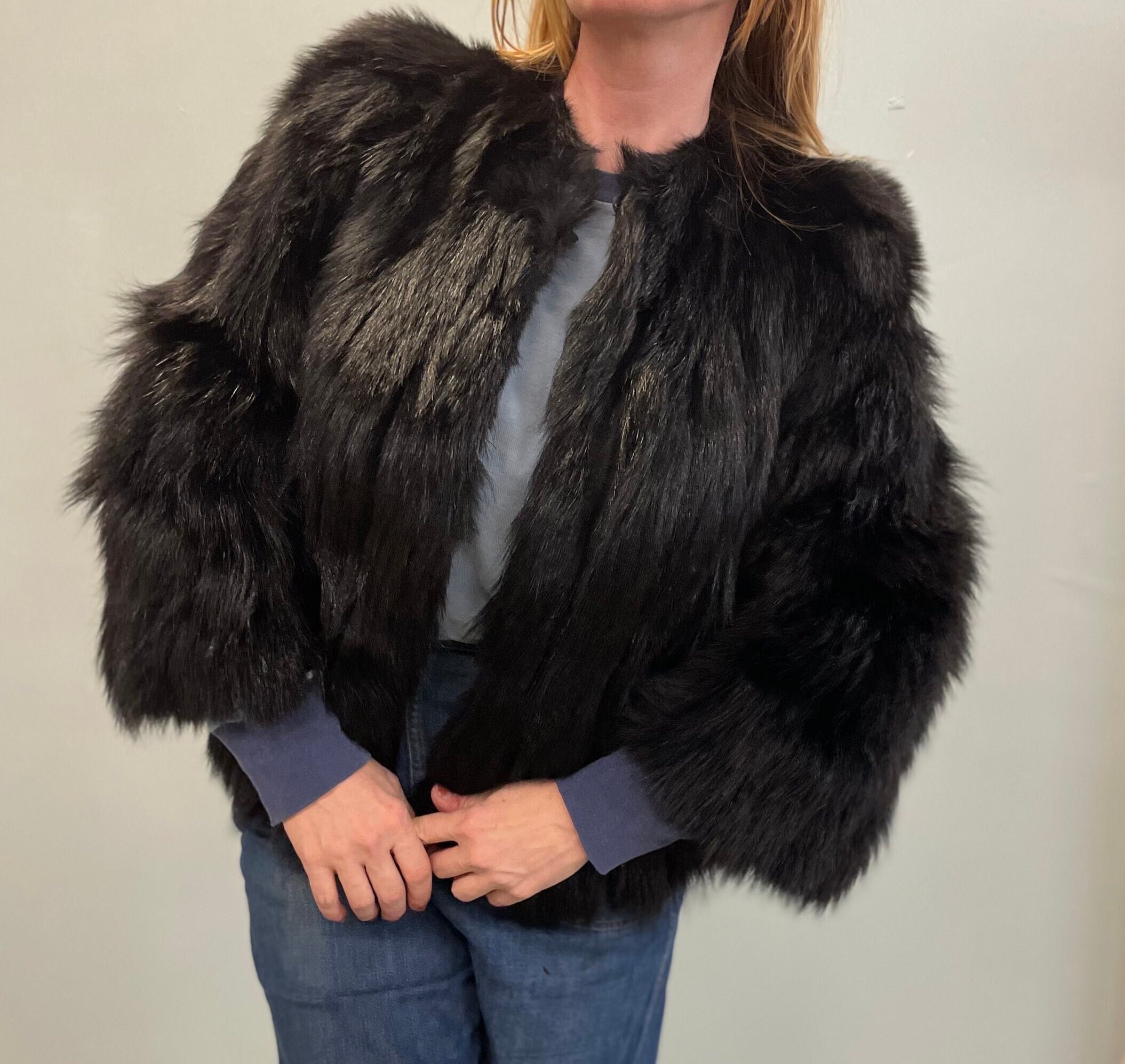 Skunk fur coat shop for sale