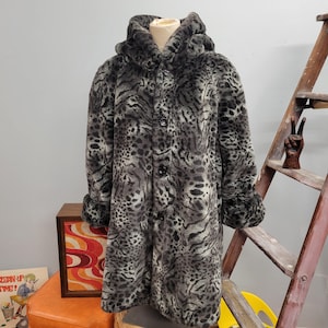 ジャケット・アウター 80S Vintage Fur Jacket Vintage faux fur jacket if six was nine cropped - Gem