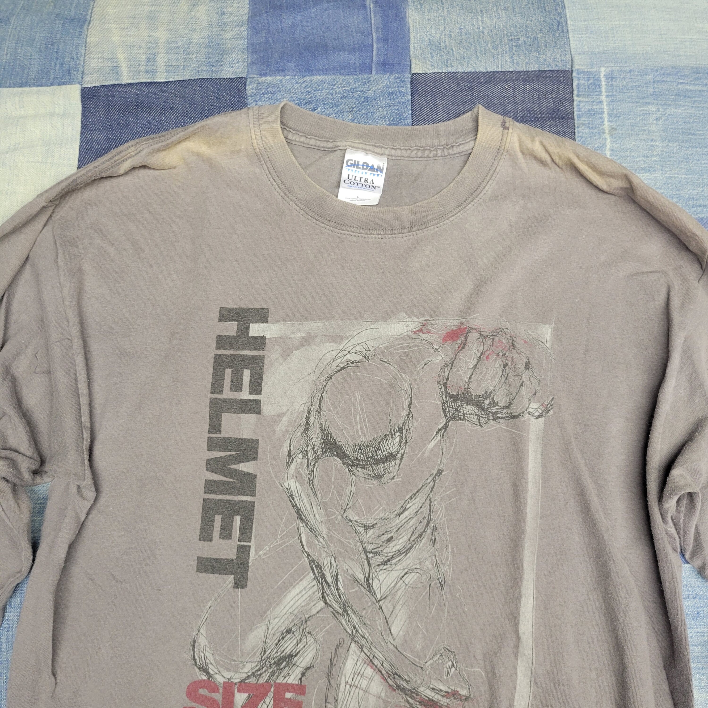 90s HELMET vtg tシャツ フェード ACME ヘルメット ビンテージヘルメット 値下げヘルメット