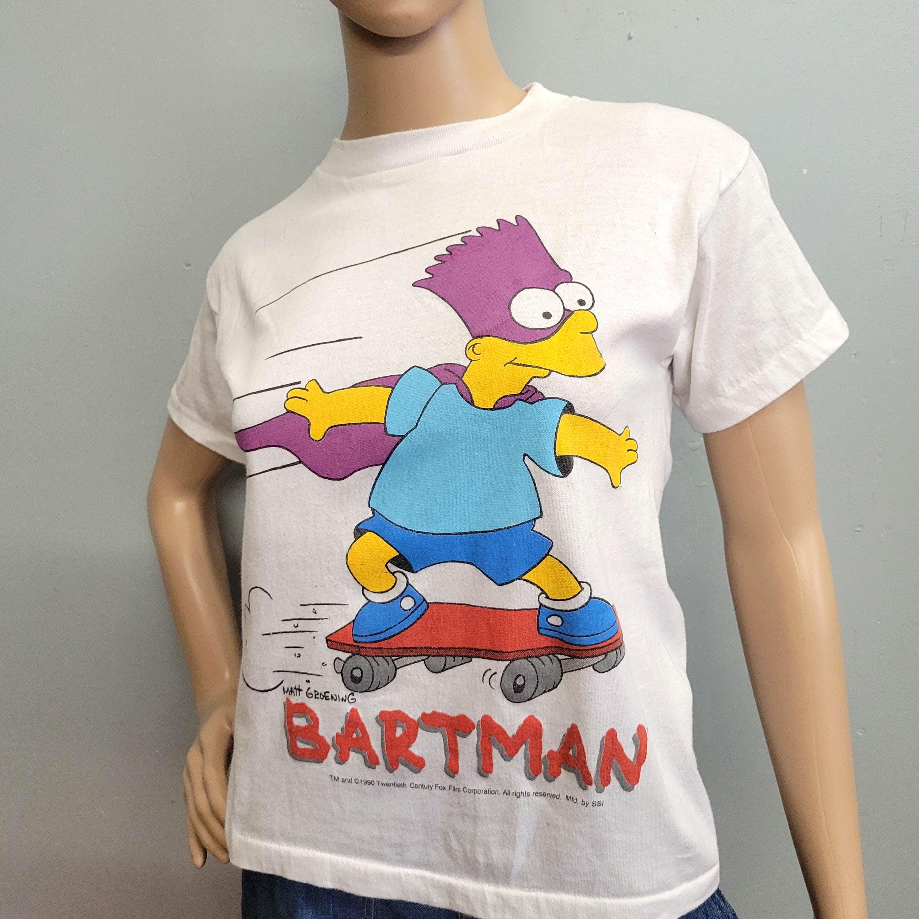 Tee Shirt Vintage Bartman - Etsy