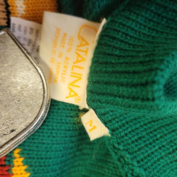 vtg 70s KNIT MINI DRESS// vintage medium womens catalina short