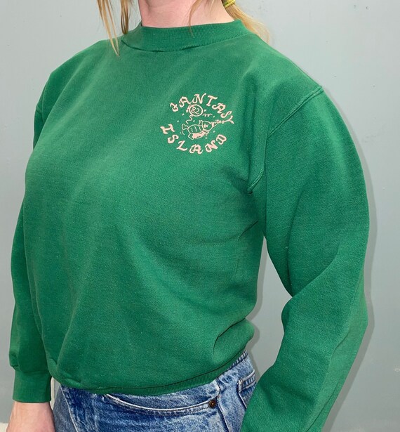 vtg 80s FANTASY ISLAND sweatshirt 1982 green frate