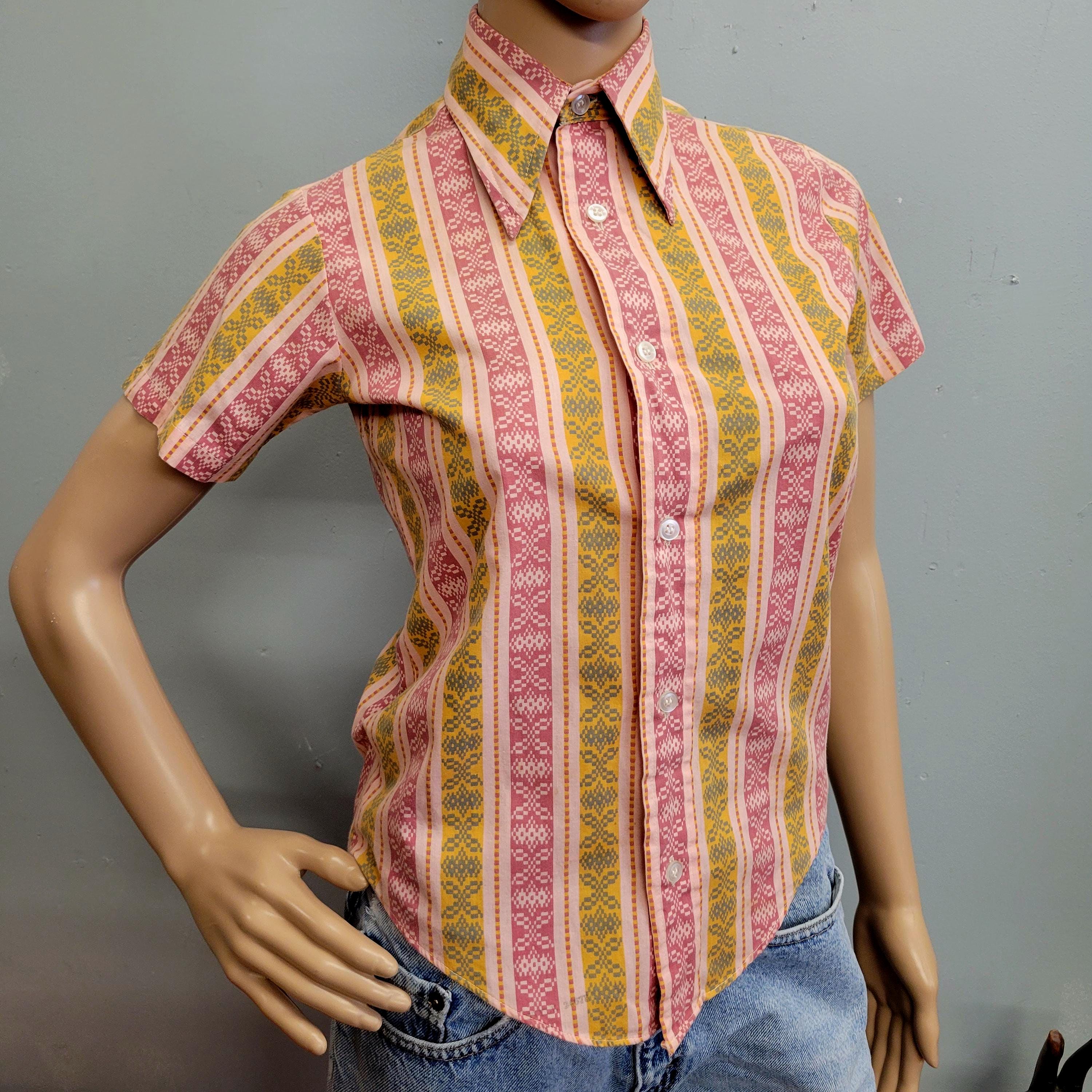 1950s Campus Shirt - Etsy