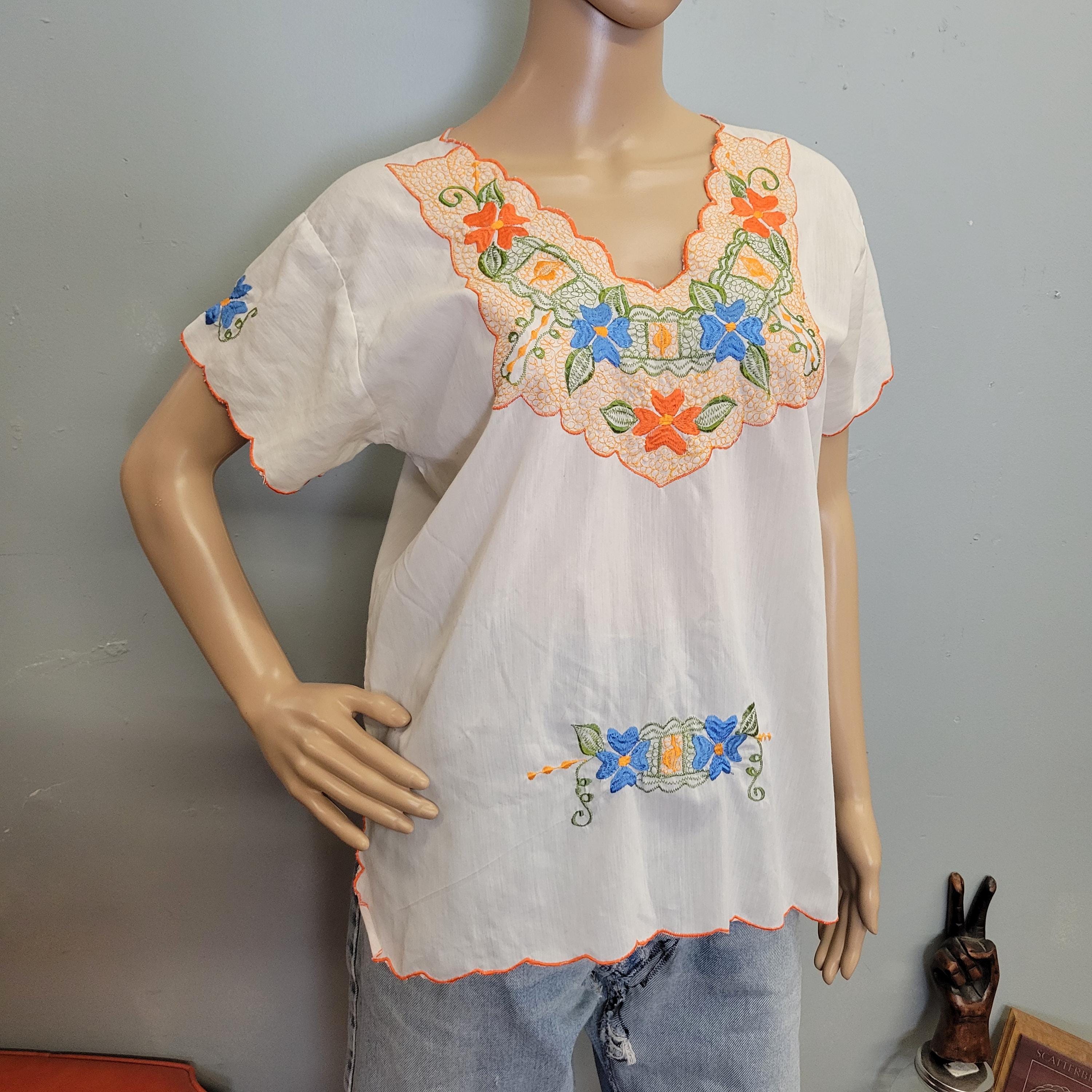 Mexican Embroidered Dress Maternity