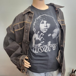 ACTUAL vtg 70s THE DOORS T-Shirt : vintage Healthknit medium psych rock graphic tee