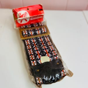 Vintage 60s Hohner Gitarrengurt - Bestickter Hippie Rocker Style