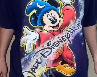 Vtg 90s DISNEY FANTASIA WIZARD // Vintage Magic Kingdom Mickey